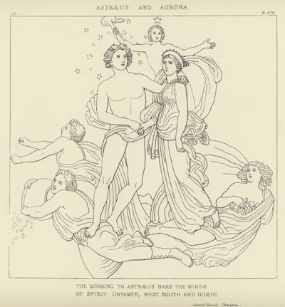Astrée et Aurore - John Flaxman